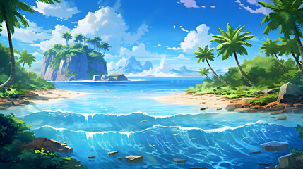 Paradise Symphony: Discovering the Secrets of the Island (Generated by Ai)