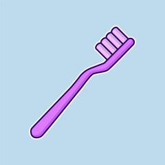 Tooth brush icon vector on trendy design