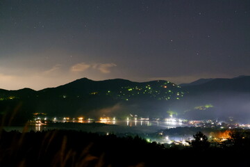 山中湖パノラマ台からの夜景2