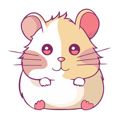 cute cartoon hamster