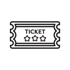 Digital png illustration of ticket text on black ticket icon on transparent background