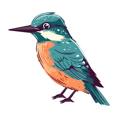 bird with blue feathers