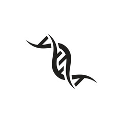 Obraz premium DNA icon vector design trendy
