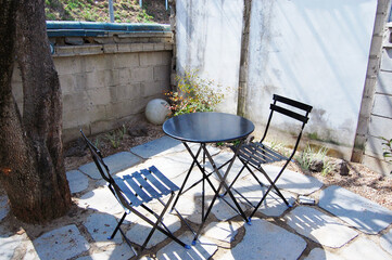 chair in the garden