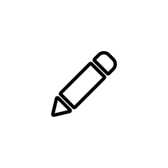 pencil sign symbol vector