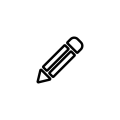 pencil sign symbol vector