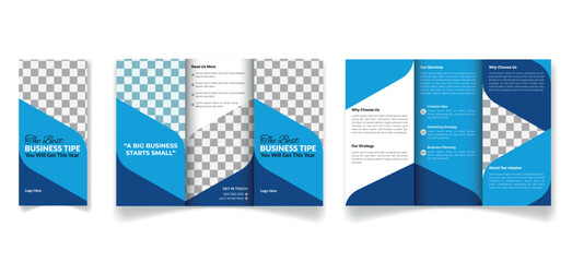 modern trifold business brochure template. and Brochure design, brochure template, creative tri-fold, trend brochure