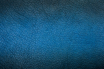 blue leather texture for background