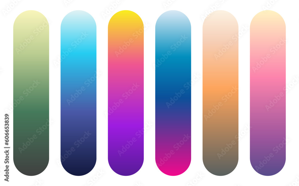 Poster gradient color background. modern screen vector design for mobile app. soft color gradients.