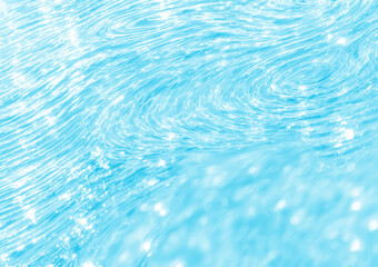 Obraz premium Sparkling water surface and ripple addition, Generative AI