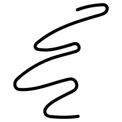 line, arrow, doodle element