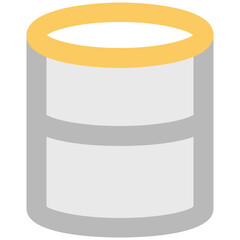 Oil container, icon design of barrel 