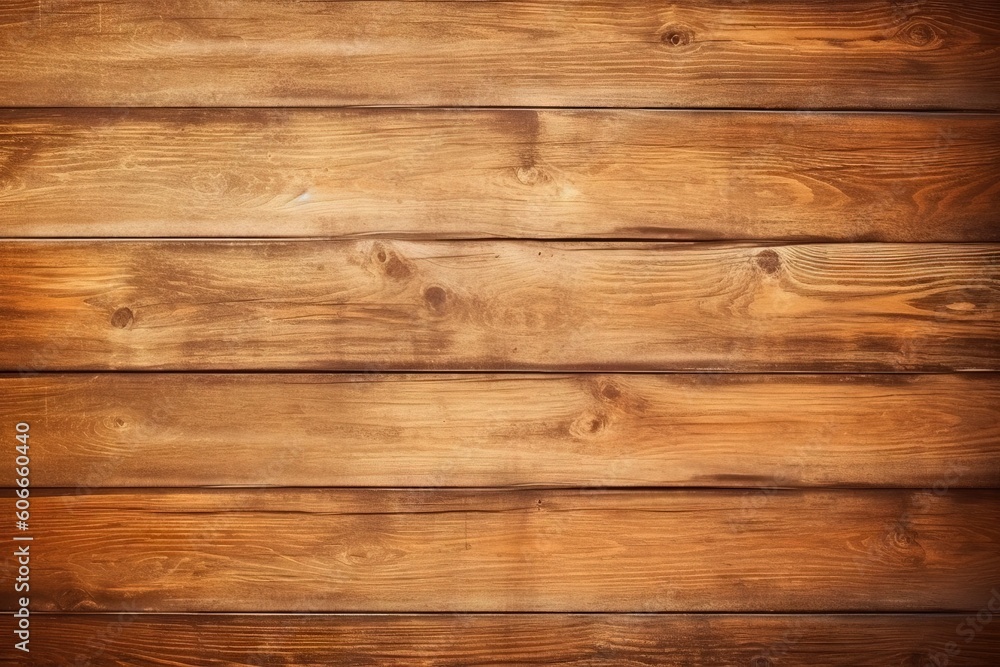 Poster a wooden wall with a brown wood texture as a background photo with a place for your text or image or