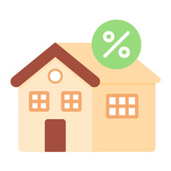 Home Loan Flat Icon