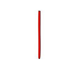One Straight Red Line Illustration 