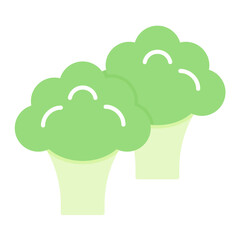 Broccoli Flat Icon