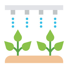 Irrigation Flat Icon