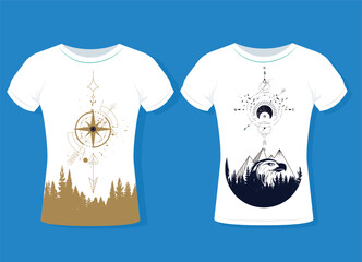 Naklejka premium t shirt design