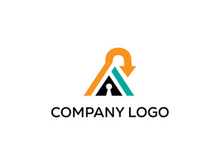 Vector abstract logo and branding lock key logo design templates in trendy linear minimal style. Perfect logo for business related to industry. creative logo design vector template.