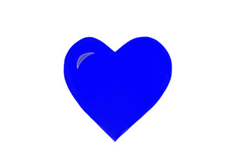 Blue heart, png