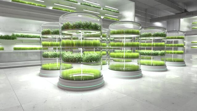 Organic vegetable farm. Hydroponic vegetable plant factory.