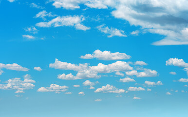 Fototapeta na wymiar Blue sky with white cloud landscape background