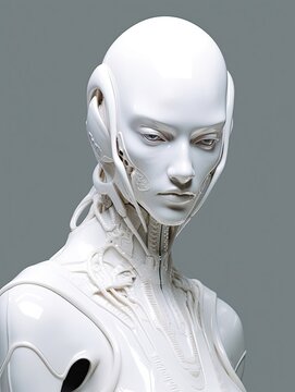 Extraterrestrial alien concept. Generative AI