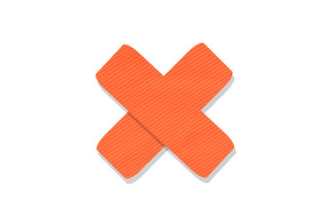 Obraz premium A dressing patch on a white background