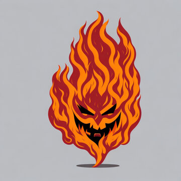 Fire Emoji Icon Flame Simple Costume