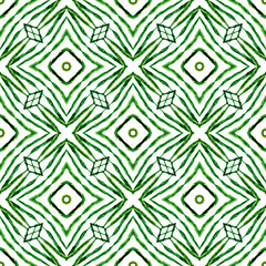 Organic tile. Green memorable boho chic summer