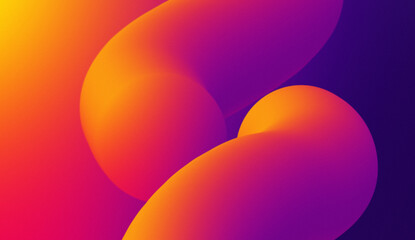 Fluid gradient abstract background banner