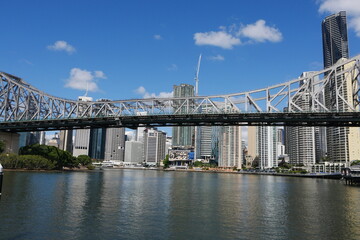 Brücke Story Bridge über den Fluss Brisbane River