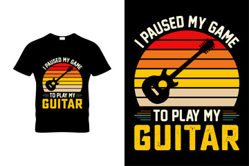  Guitar t shirt Design39