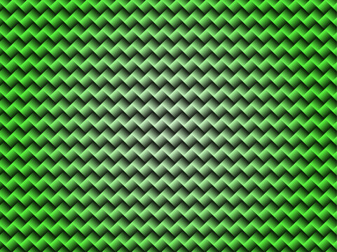 Abstract geometric pattern in green gradient