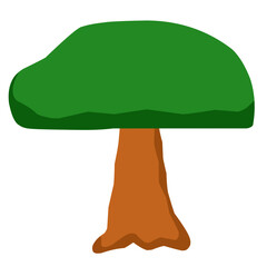 Banyan Tree Vector Illustration 