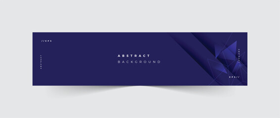 Naklejka premium Linkedin banner simple gradient abstract background