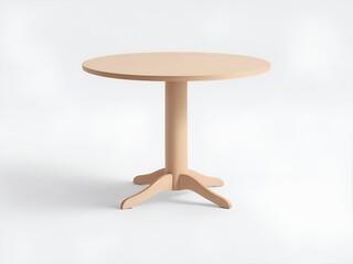 a table on a white background