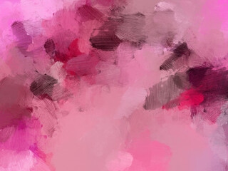 Colorful oil paint brush background
