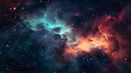 Fototapeta na wymiar 3d Abstract Space Sky