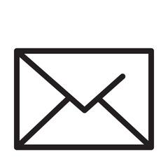 email mail  line icon