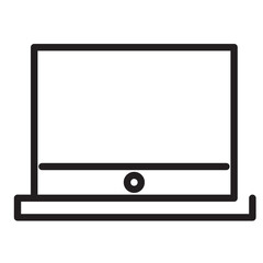 laptop  line icon