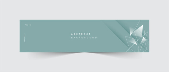 Linkedin banner minimal technology line background