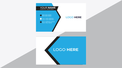 creative modern name card and business card.Business card design template, Clean professional business card template, visiting card, business card template.