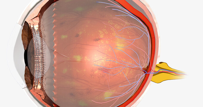 Diabetic retinopathy is a complication of diabetes that affects the eyes.