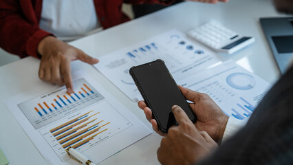 Business people team meeting planning ideas, demographic survey, cash flow, business combination, budgetary control, management audit, amortization, process costing, functional accounting, appraisal