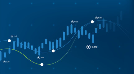 stock investment illustration background image with business plan and strategy stock illustration background image with business plan and strategy concept finance and investment