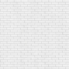 Background texture of a white brick wall