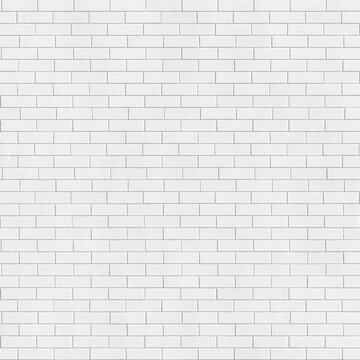 Background texture of a white brick wall