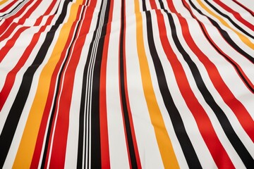 Fototapeta na wymiar Striped pattern in bold contrasting colors, Generative ai