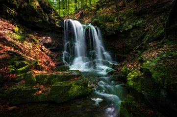  Vodopády Satiny, waterfalls, water, trees, © Petr